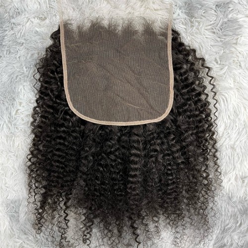 Virgin Hair Afro Kinky Curly 4X4 5X5 6X6 7X7 HD Lace Closure | Human Hair Wig | Lace Front